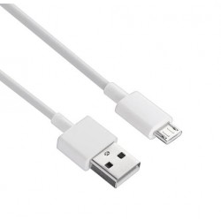 Micro USB kábel 1m biely