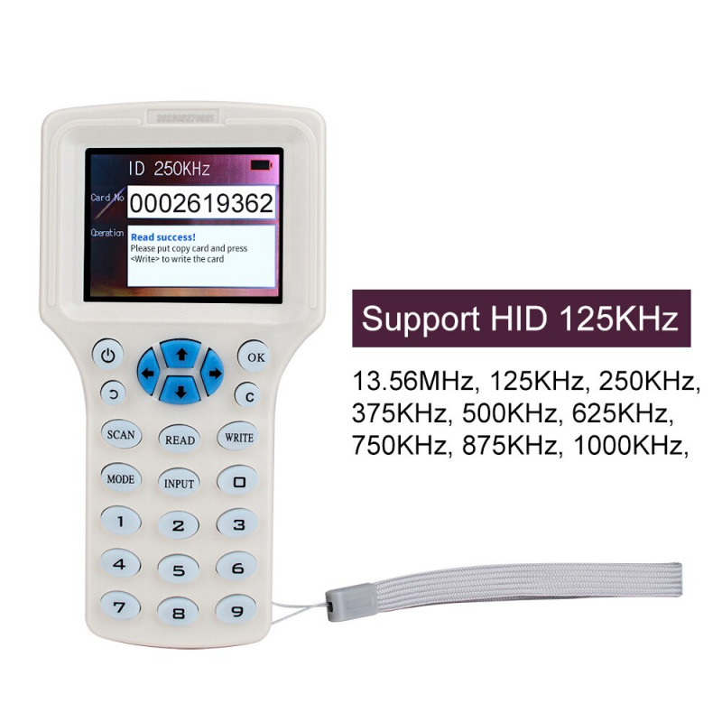 RFID programátor 125K 13.56MHz NFC bránových kľúčov